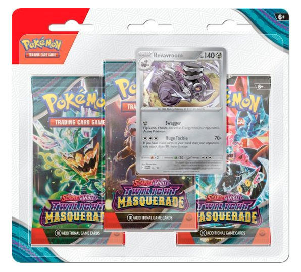 Pokémon TCG: Scarlet & Violet - Twilight Masquerade - Three-Booster Blister