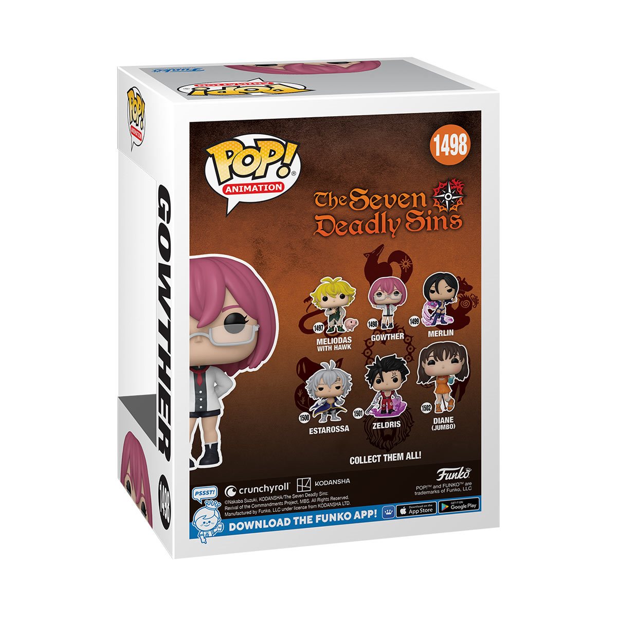 Funko Pop! Animation: Seven Deadly Sins - Gowther (Diamond Glitter) #1498 (Entertainment Earth Exclusive)