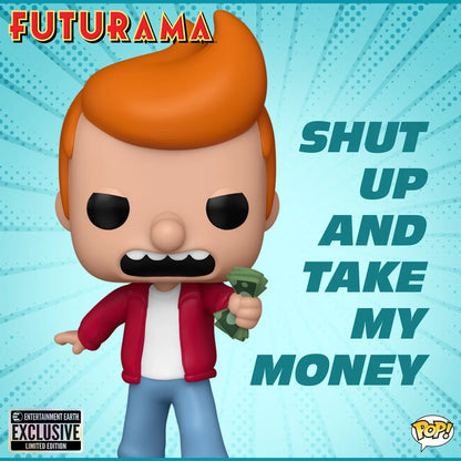 Funko Pop! Animation: Futurama - Philip J. Fry Meme #1782 (Entertainment Earth Exclusive)