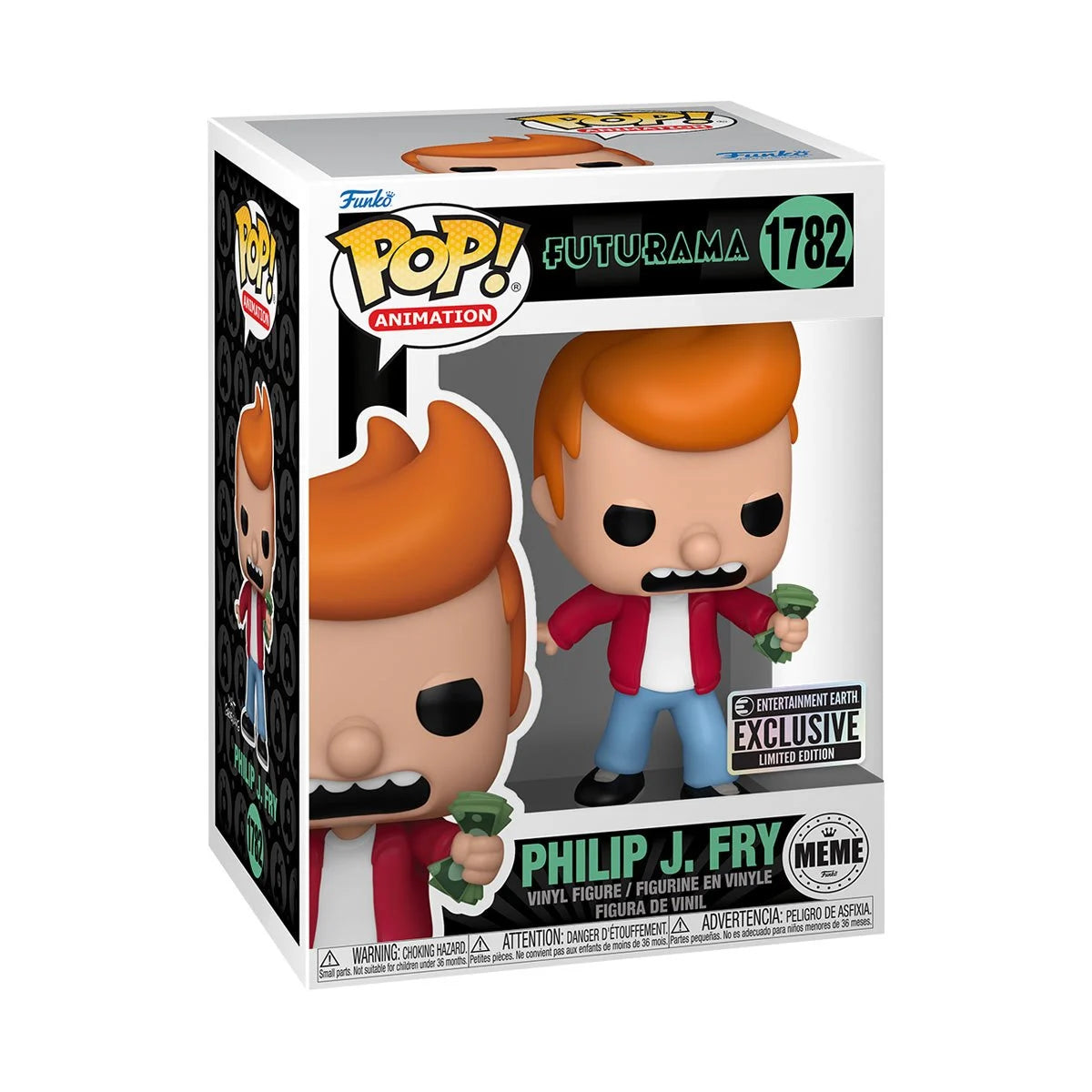 Funko Pop! Animation: Futurama - Philip J. Fry Meme #1782 (Entertainment Earth Exclusive)