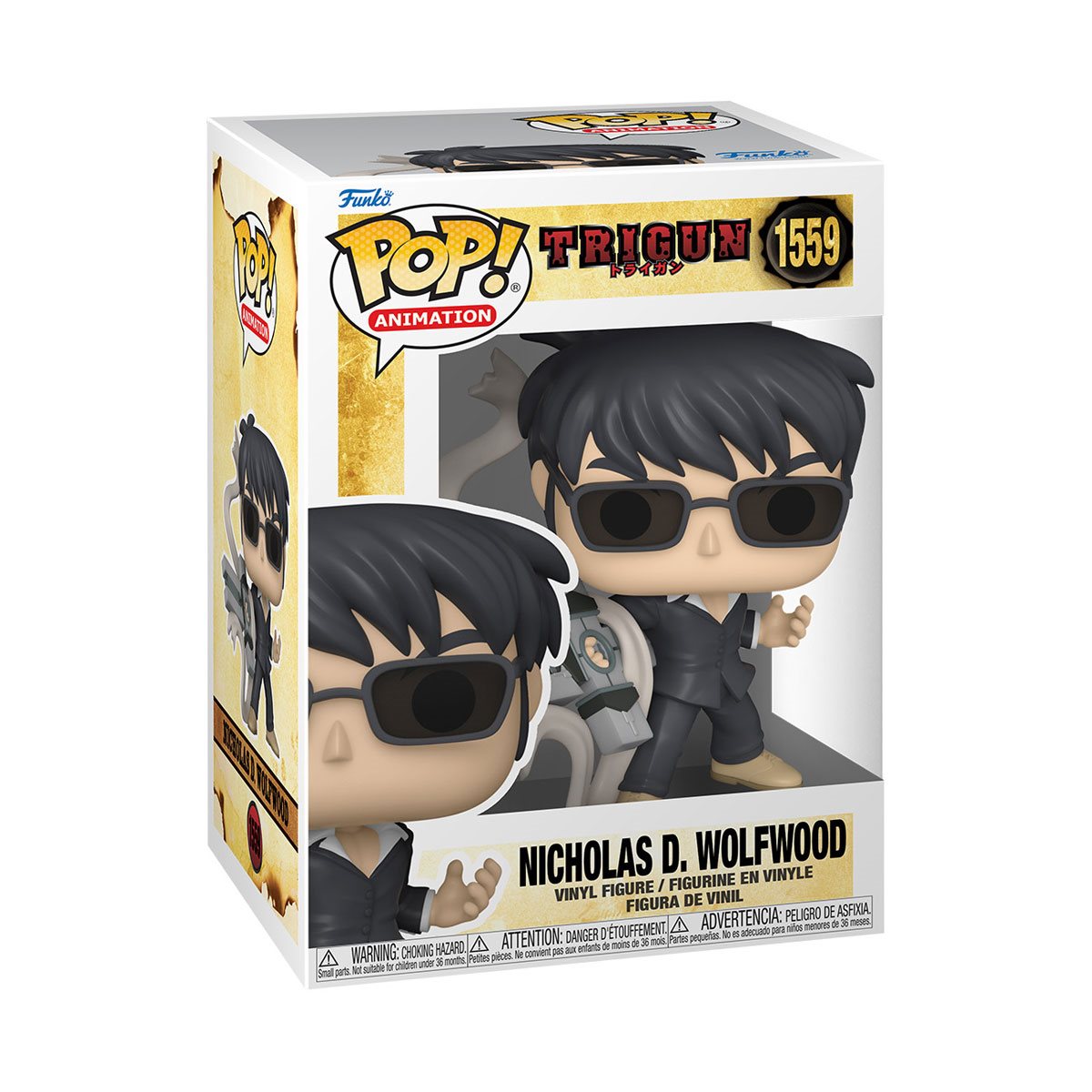 Funko Pop! Animation: Trigun - Nicholas D. Wolfwood with Punisher #1559