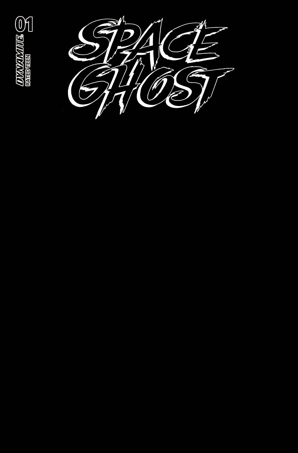 Space Ghost, Issue #1 CVR E BLANK SPACE AUTHENTIX