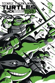 TMNT: Black White & Green, Issue #2 CVR A RODRIGUEZ