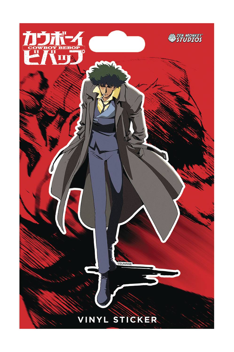 Cowboy Bebop: Spike in Trench coat - Vinyl Sticker