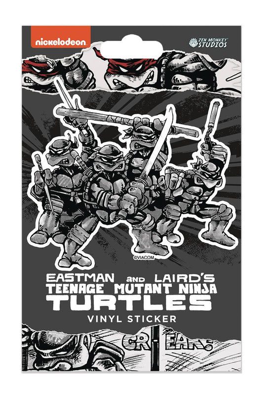 Teenage Mutant Ninja Turtles (TMNT) - Classic Comic: Turtle Pose - Vinyl Sticker