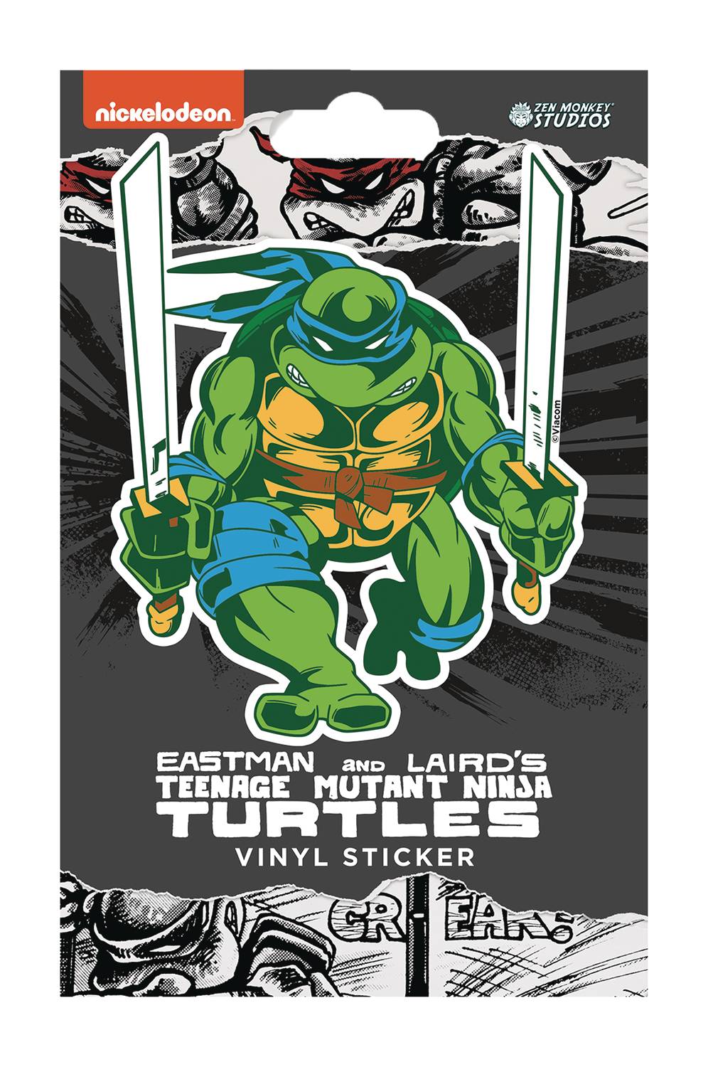 Teenage Mutant Ninja Turtles (TMNT) - Classic Comic: Leonardo - Vinyl Sticker