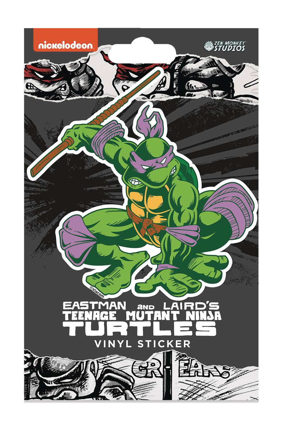 Teenage Mutant Ninja Turtles (TMNT) - Classic Comic: Donatello - Vinyl Sticker