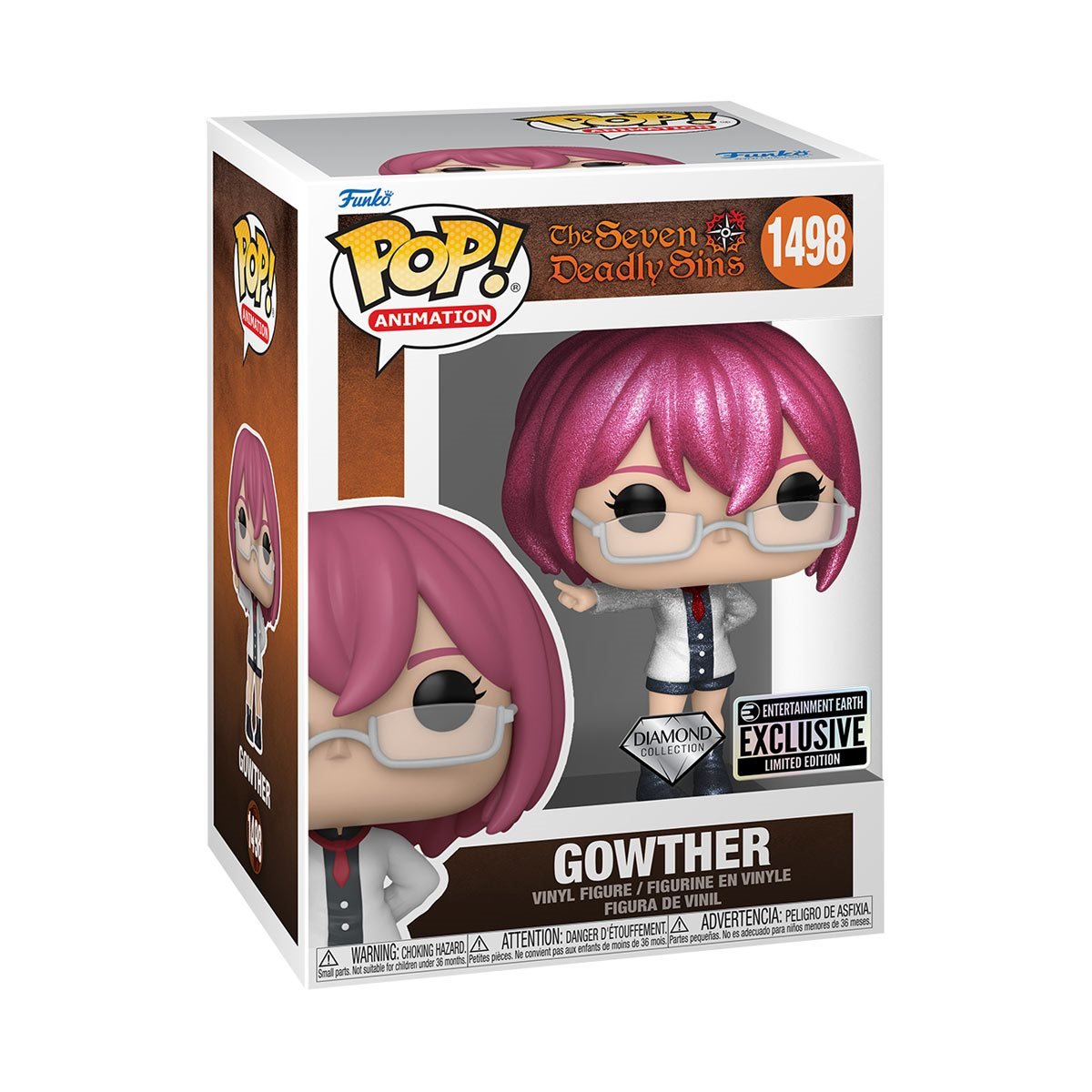 Funko Pop! Animation: Seven Deadly Sins - Gowther (Diamond Glitter) #1498 (Entertainment Earth Exclusive)