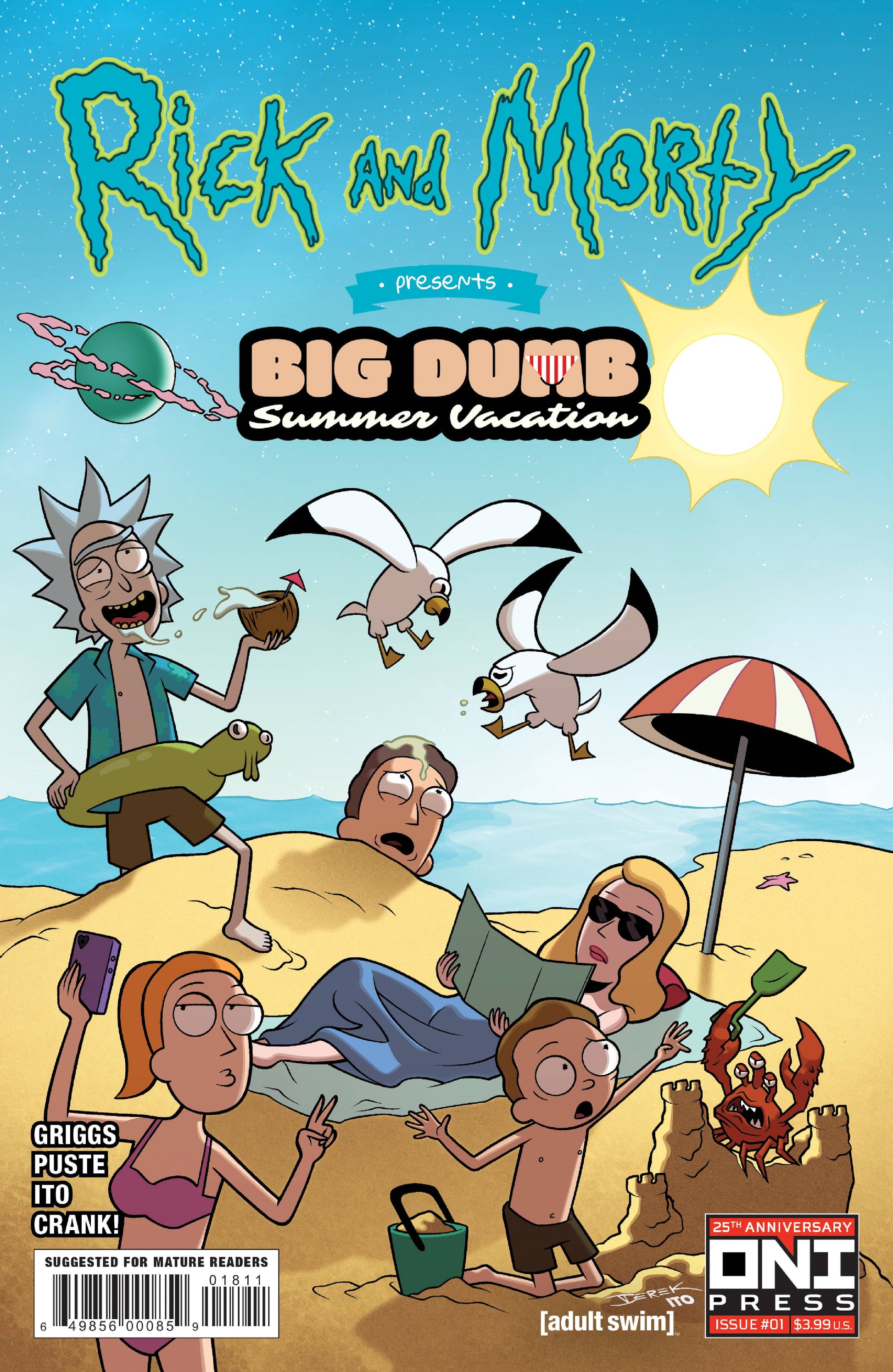 Rick & Morty: Big mb Summer Vacation, Issue #1 CVR A Fridolfs – Coffee Cat  Comics